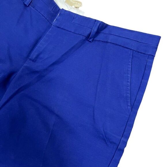 Banana Republic Stretch Cotton Chino Royal Blue Women's Size 8 Petite - Picture 2 of 10